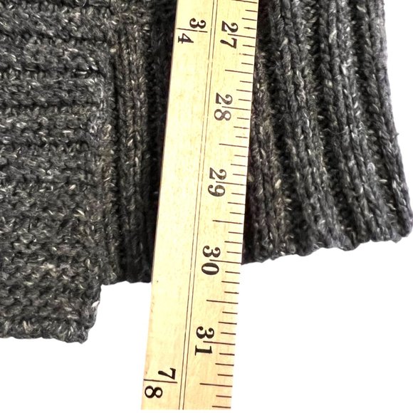 Prana Delaney Gray Cable Knit Cardigan Sweater Duster XS - Picture 8 of 10